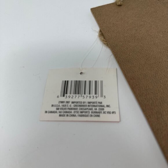 Let It Snow Decorative Hanging Wall Sign Rustic Rope Accent Winter Holiday Deco - Picture 5 of 14